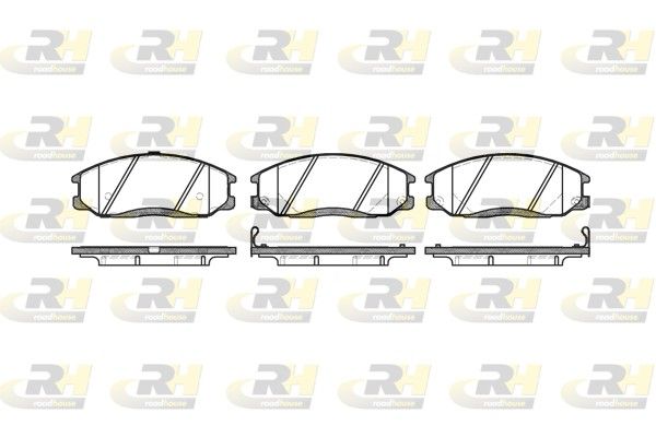 Гальмівні колодки дискові ROADHOUSE 277122 - zapix