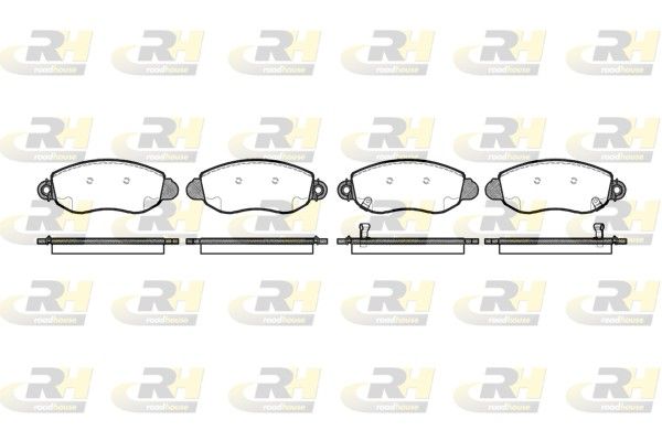 Гальмівні колодки дискові ROADHOUSE 277202 - zapix