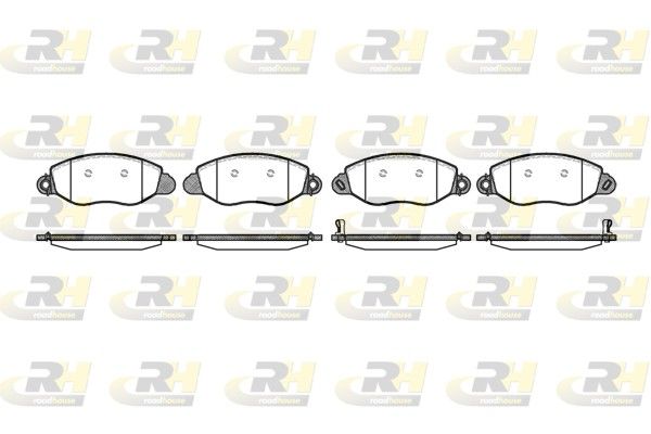 Гальмівні колодки дискові ROADHOUSE 277212 - zapix