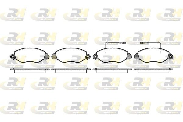 Гальмівні колодки дискові ROADHOUSE 277222 - zapix