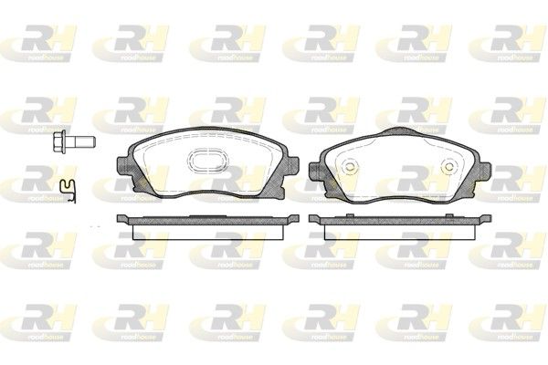 Гальмівні колодки дискові ROADHOUSE 277402 - zapix