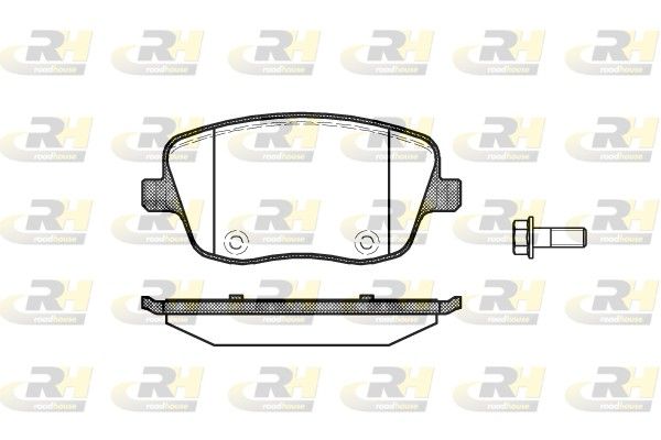 Гальмівні колодки дискові ROADHOUSE 277500 - zapix