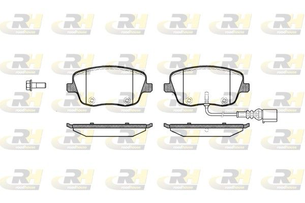 Гальмівні колодки дискові ROADHOUSE 277501 - zapix