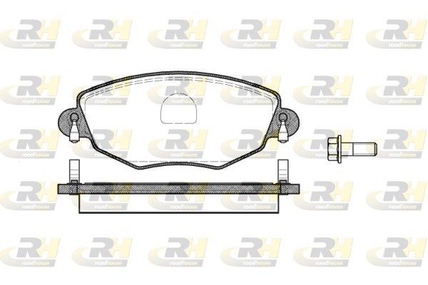 Гальмівні колодки дискові ROADHOUSE 277600 - zapix