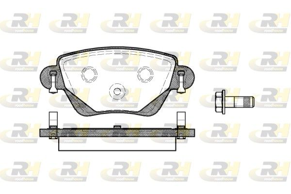Гальмівні колодки дискові ROADHOUSE 277700 - zapix