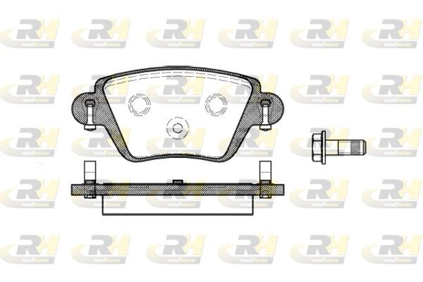 Гальмівні колодки дискові ROADHOUSE 277710 - zapix