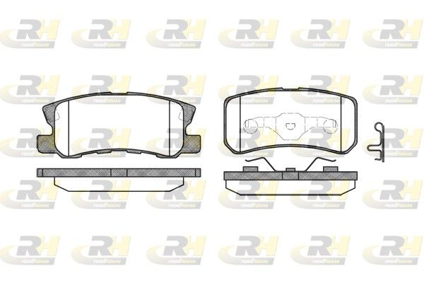 Гальмівні колодки дискові ROADHOUSE 280302 - zapix