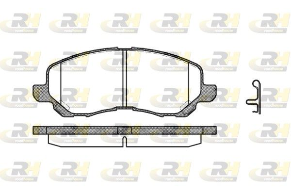 Гальмівні колодки дискові ROADHOUSE 280412 - zapix