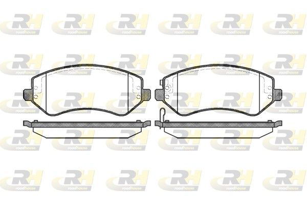 Гальмівні колодки дискові ROADHOUSE 280702 - zapix