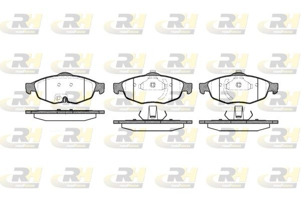 Гальмівні колодки дискові ROADHOUSE 281202 - zapix