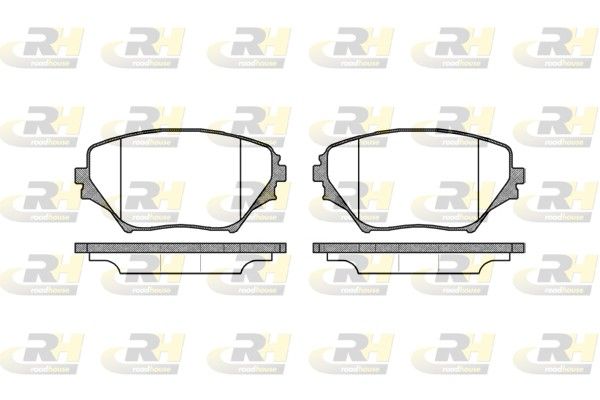 Гальмівні колодки дискові ROADHOUSE 281300 - zapix