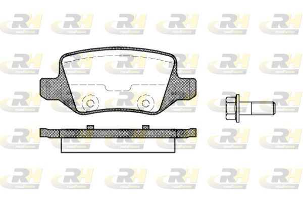 Гальмівні колодки дискові ROADHOUSE 281800 - zapix