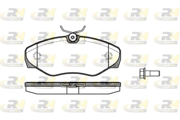 Гальмівні колодки дискові ROADHOUSE 283410 - zapix