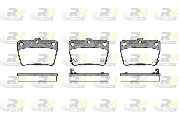 Гальмівні колодки дискові ROADHOUSE 283902 - zapix