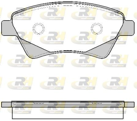 Гальмівні колодки дискові ROADHOUSE 297620 - zapix
