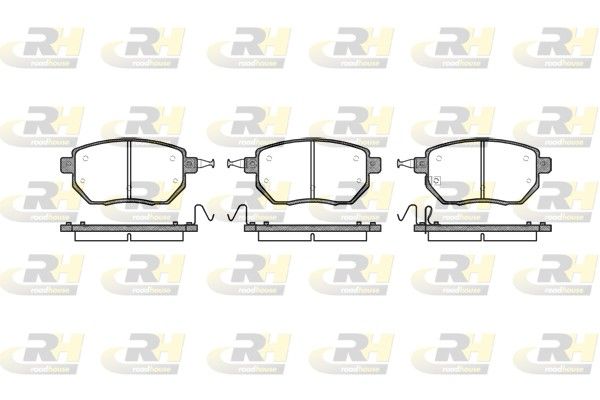Гальмівні колодки дискові ROADHOUSE 298502 - zapix