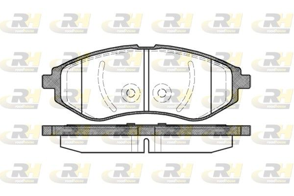 Гальмівні колодки дискові ROADHOUSE 298600 - zapix