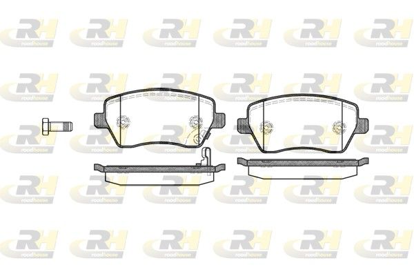 Гальмівні колодки дискові ROADHOUSE 298711 - zapix