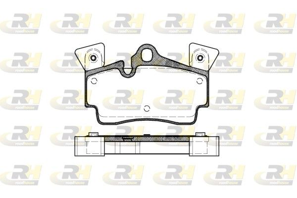 Гальмівні колодки дискові ROADHOUSE 299610 - zapix