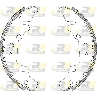 Гальмівні колодки ручника (барабанні) ROADHOUSE 402000 - zapix