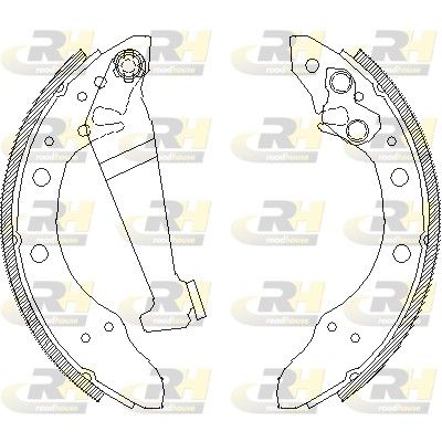 Гальмівні колодки ручника (барабанні) ROADHOUSE 404601 - zapix