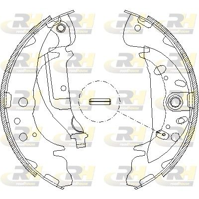 Гальмівні колодки ручника (барабанні) ROADHOUSE 408901 - zapix