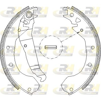 Гальмівні колодки ручника (барабанні) ROADHOUSE 409000 - zapix