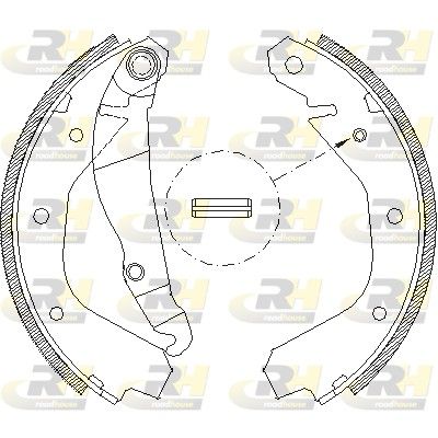 Гальмівні колодки ручника (барабанні) ROADHOUSE 409100 - zapix