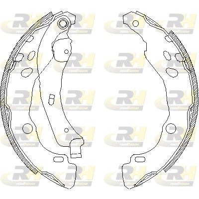 Гальмівні колодки ручника (барабанні) ROADHOUSE 415200 - zapix