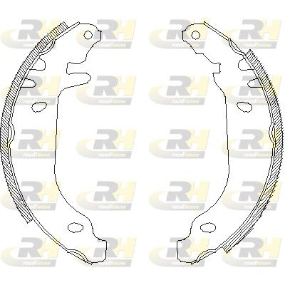 Гальмівні колодки ручника (барабанні) ROADHOUSE 416900 - zapix
