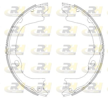 Гальмівні колодки ручника (барабанні) ROADHOUSE 428201 - zapix