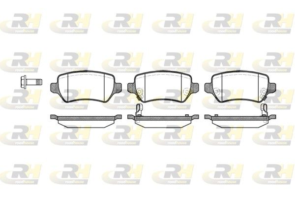 Гальмівні колодки дискові ROADHOUSE 295702 - zapix