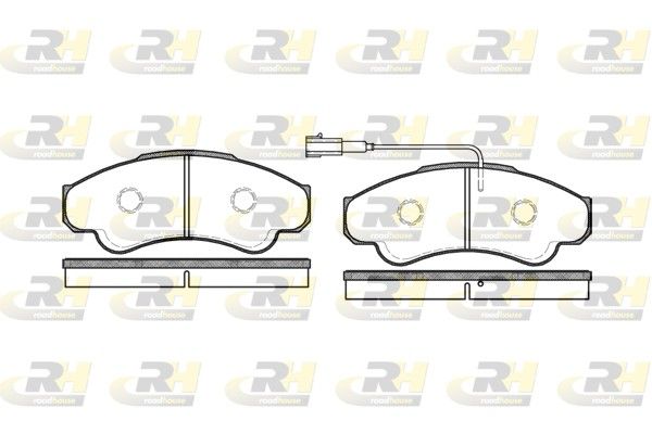 Гальмівні колодки дискові ROADHOUSE 295901 - zapix