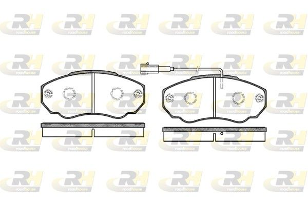 Гальмівні колодки дискові ROADHOUSE 296001 - zapix