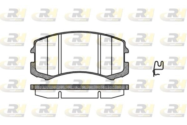 Гальмівні колодки дискові ROADHOUSE 296501 - zapix