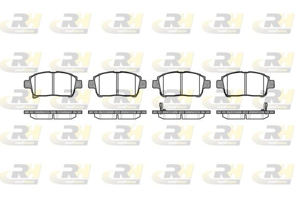 Гальмівні колодки дискові ROADHOUSE 297102 - zapix