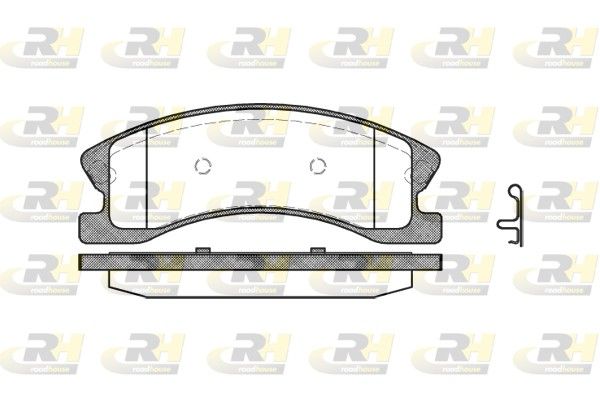 Гальмівні колодки дискові ROADHOUSE 297302 - zapix