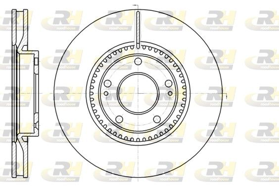 Гальмівний диск ROADHOUSE 6121710 - zapix