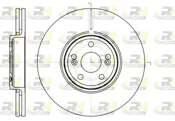 Гальмівний диск ROADHOUSE 6123410 - zapix
