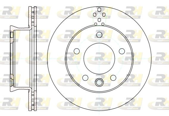 Гальмівний диск ROADHOUSE 6127510 - zapix
