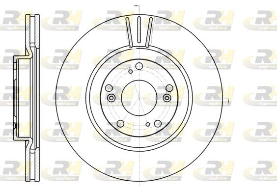 Гальмівний диск ROADHOUSE 6129710 - zapix
