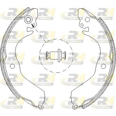 Гальмівні колодки ручника (барабанні) ROADHOUSE 464700 - zapix