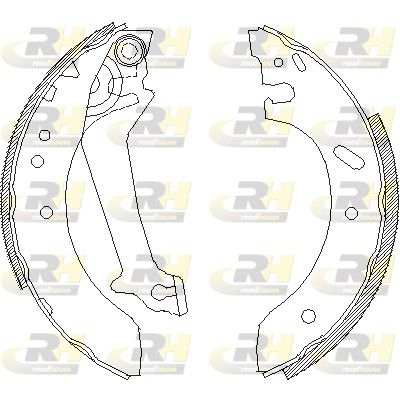 Гальмівні колодки ручника (барабанні) ROADHOUSE 467000 - zapix