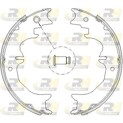 Гальмівні колодки ручника (барабанні) ROADHOUSE 472700 - zapix