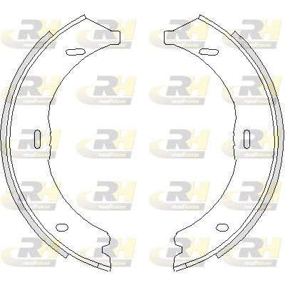 Гальмівні колодки ручника (барабанні) ROADHOUSE 474500 - zapix