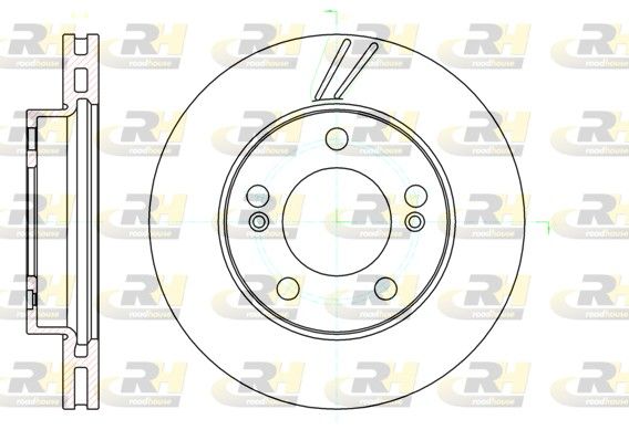 Гальмівний диск ROADHOUSE 6104010 - zapix