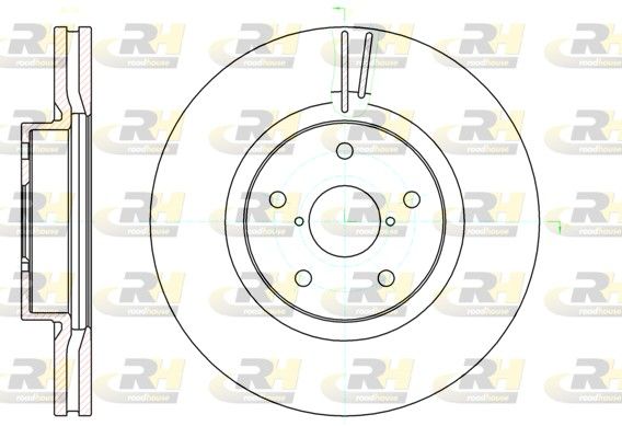 Гальмівний диск ROADHOUSE 6104110 - zapix