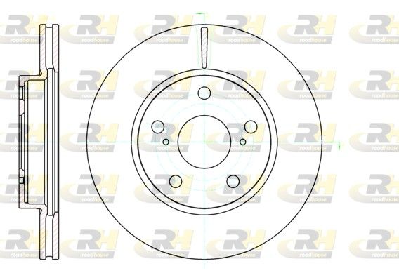 Гальмівний диск ROADHOUSE 6112210 - zapix