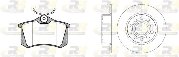 Гальмівні колодки дискові ROADHOUSE 826306 - zapix