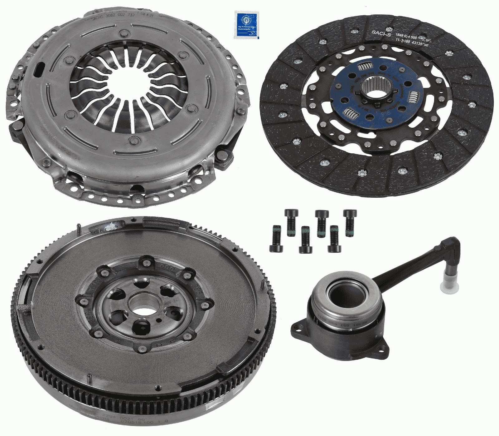 Комплект зчеплення SACHS 2290601167 - zapix